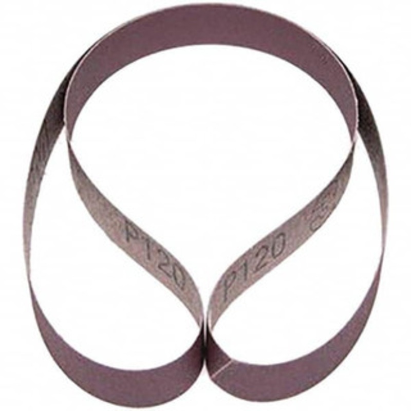 3M 1 Wide x 42 OAL, 120 Grit, Aluminum Oxide Abrasive Belt Aluminum Oxide, Fine, Coated, X Weighted Cloth Backing, Series 241D 7000118860 – 01875988