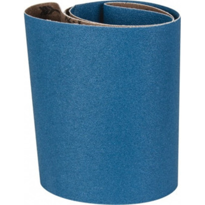 Made in USA 6 Wide x 48 OAL, 80 Grit, Zirconia Alumina Abrasive Belt Zirconia Alumina, Medium, Coated, Cloth Backing BZ-1521 – 00081943