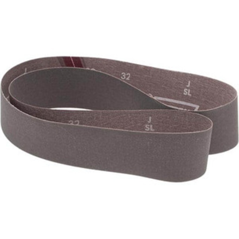 Norton 2 Wide x 48 OAL, 320 Grit, Aluminum Oxide Abrasive Belt Aluminum Oxide, Extra Fine, Coated, Series R228 78072746387 – 82108218