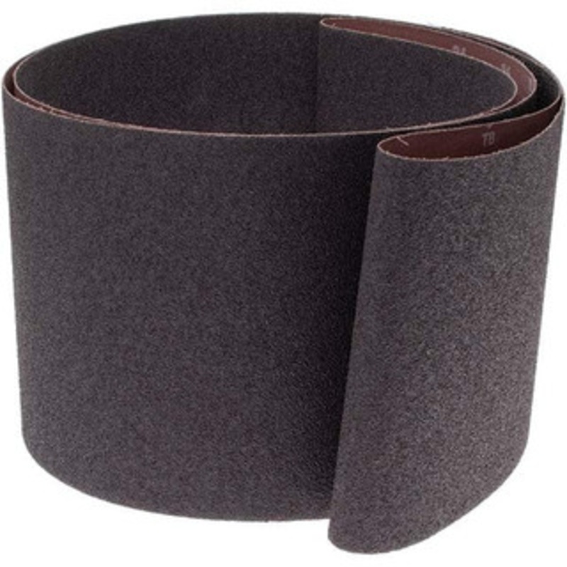 Norton 8 Wide x 107 OAL, 36 Grit, Aluminum Oxide Abrasive Belt Aluminum Oxide, Very Coarse, Coated, X Weighted Cloth Backing, Series R228 78072722795 – 00315127