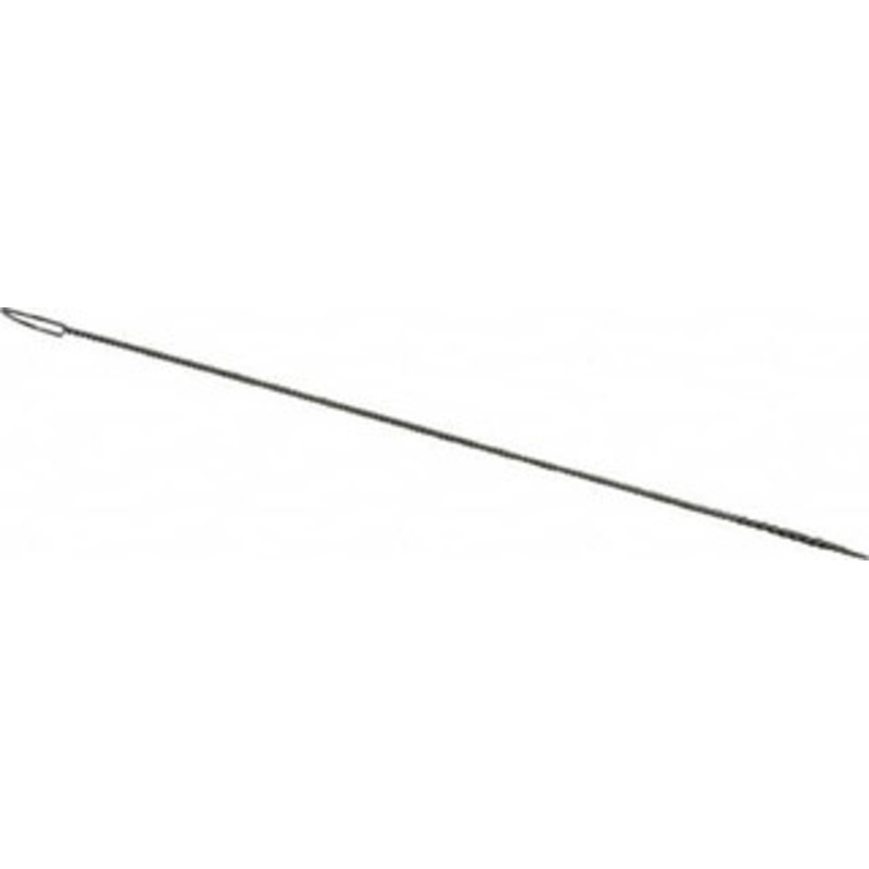 PRO-SOURCE 1/2 Long x 1/16 Diam Stainless Steel Twisted Wire Bristle Brush Single Spiral, 4 OAL, 0.003 Wire Diam, 0.032 Shank Diam 05153 – 03715760