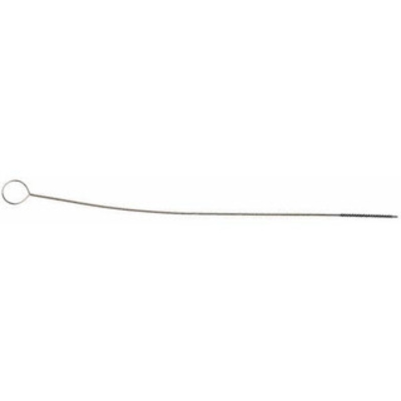 PRO-SOURCE 4-1/2 Long x 1/2 Diam Horsehair Bristle Brush Single Spiral, 42 OAL, 0.005 Filament Diam, 0.142 Shank Diam 06690 – 03717196