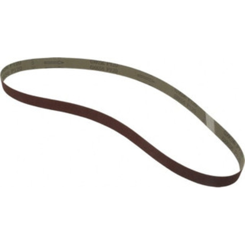 Tru-Maxx 1 Wide x 42 OAL, 120 Grit, Aluminum Oxide Abrasive Belt Aluminum Oxide, Fine, Coated 7116 – 85574663