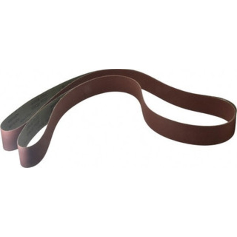 Tru-Maxx 2 Wide x 132 OAL, 320 Grit, Aluminum Oxide Abrasive Belt Aluminum Oxide, Extra Fine, Coated, J Weighted Cloth Backing 7182 – 75207324