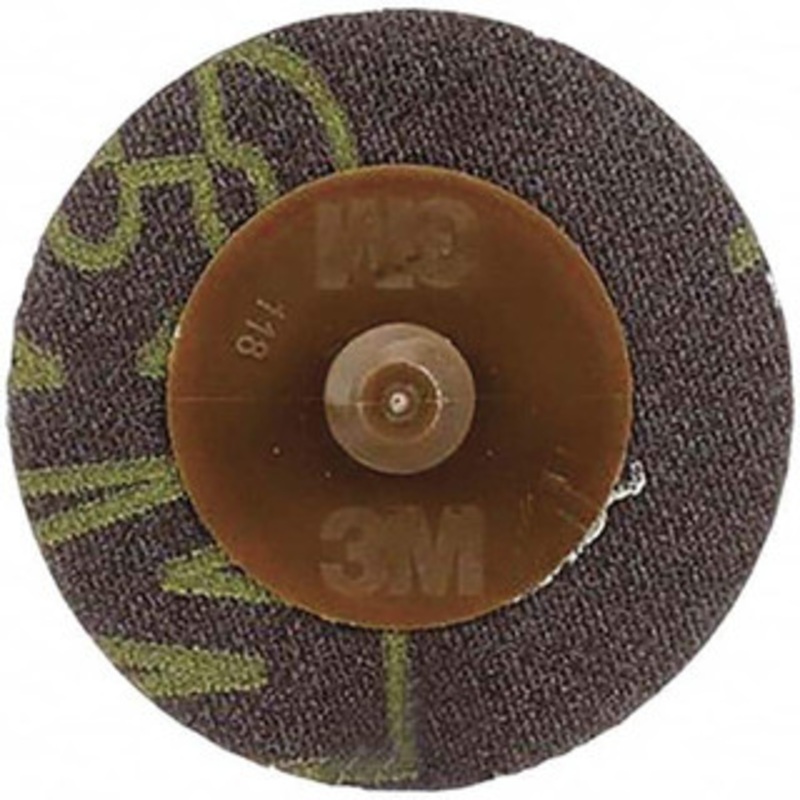3M 1-1/2 24 Grit Aluminum Oxide Quick Change Disc Type R Attachment, Very Coarse Grade, Brown, Coated, Cloth Backing, 30,000 RPM, Roloc TR Compatible 7010326244 – 74666520