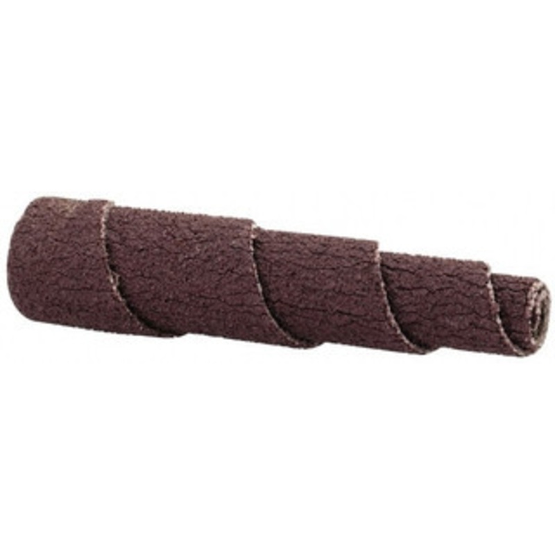 3M 1/2 x 2 Medium Aluminum Oxide Full Taper Cartridge Roll 80 Grit, 1/8 Pilot Hole Diam 7010363856 – 66013749