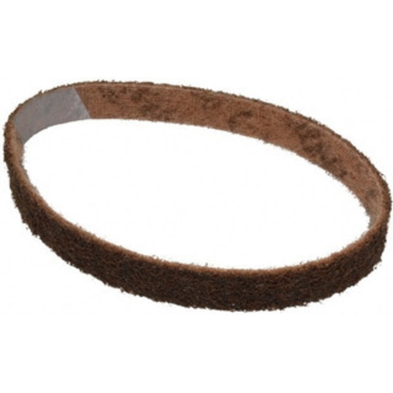 3M 3/4 Wide x 18 OAL, Aluminum Oxide Abrasive Belt Aluminum Oxide, Coarse, Nonwoven, Series SC-BS 7000120674 – 63943229