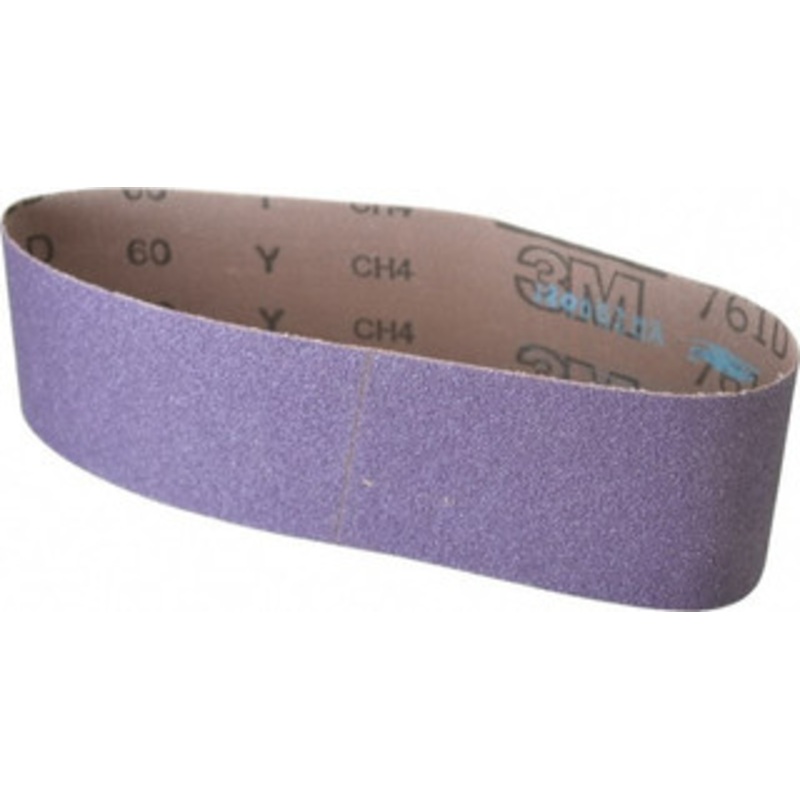 3M 3 Wide x 24 OAL, 60 Grit, Ceramic Abrasive Belt Ceramic, Medium, Coated, Y Weighted Cloth Backing, Series 761D 7100043493 – 73220204