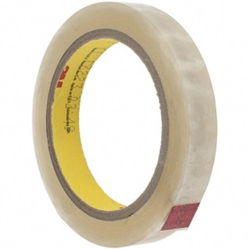 3M 36 Yd x 5/8 Clear Polyester Film Tape 4.1 mil, Rubber Adhesive, 43 Lb/In Tensile Strength, Series 396 7010373817 – 04582458