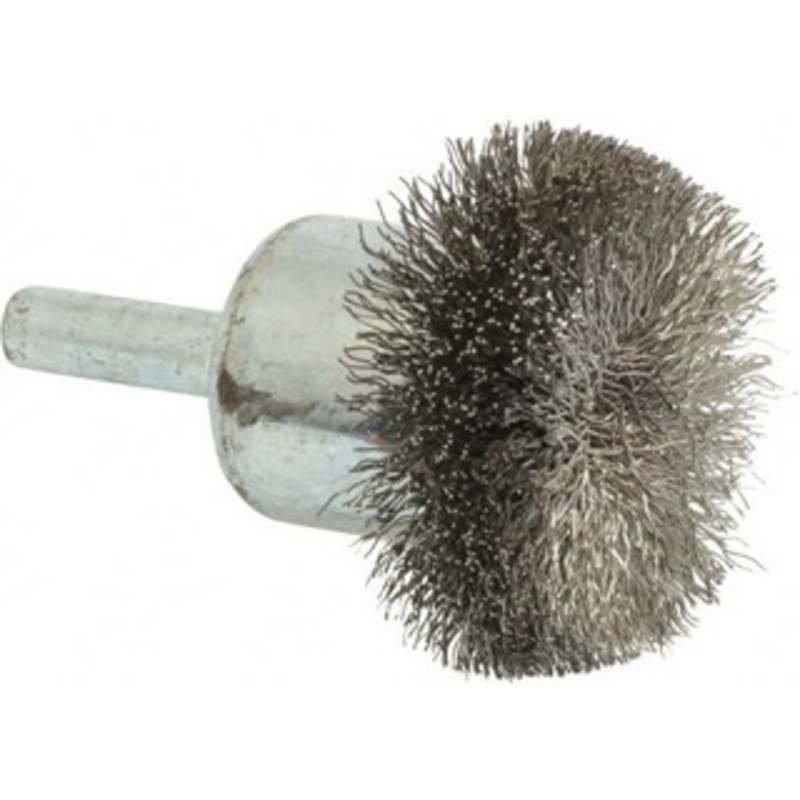 Anderson Products 1-1/2 Diam Stainless Steel Flared Crimped End Brush 1/4 Shank Diam, 20,000 Max RPM 05921 – 00555003