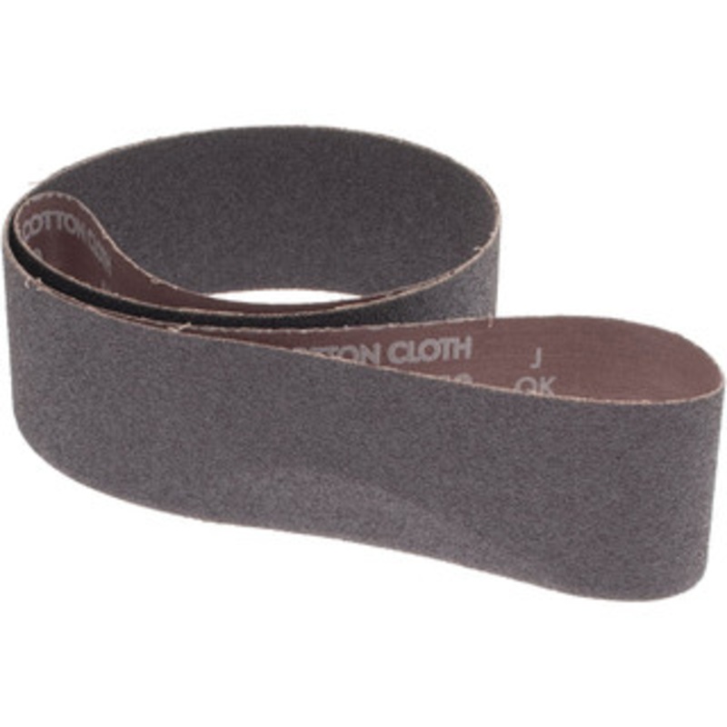 Norton 2-1/2 Wide x 60 OAL, 50 Grit, Aluminum Oxide Abrasive Belt Aluminum Oxide, Coarse, Coated, X Weighted Cloth Backing, Series R228 78072721600 – 32855017