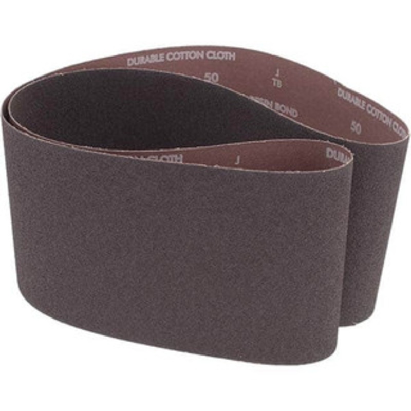 Norton 6 Wide x 60 OAL, 50 Grit, Aluminum Oxide Abrasive Belt Aluminum Oxide, Coarse, Coated, Series R228 78072764751 – 82114570