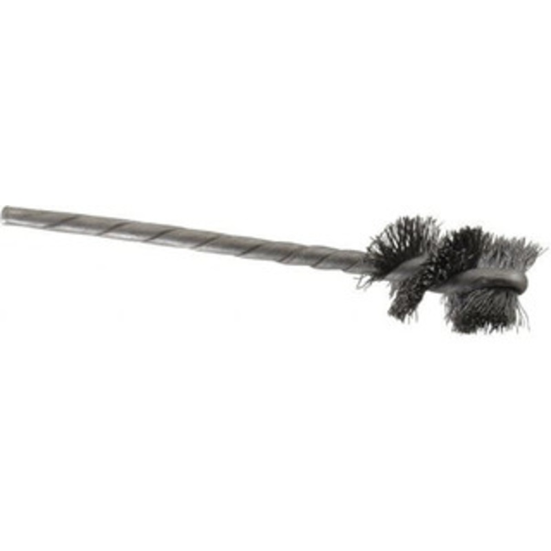 Osborn 5/8 Diam Helical Steel Tube Brush 0.008 Filament Diam, 1 Brush Length, 3-1/2 OAL, 1/8 Diam Shank 0003604300 – 03262235