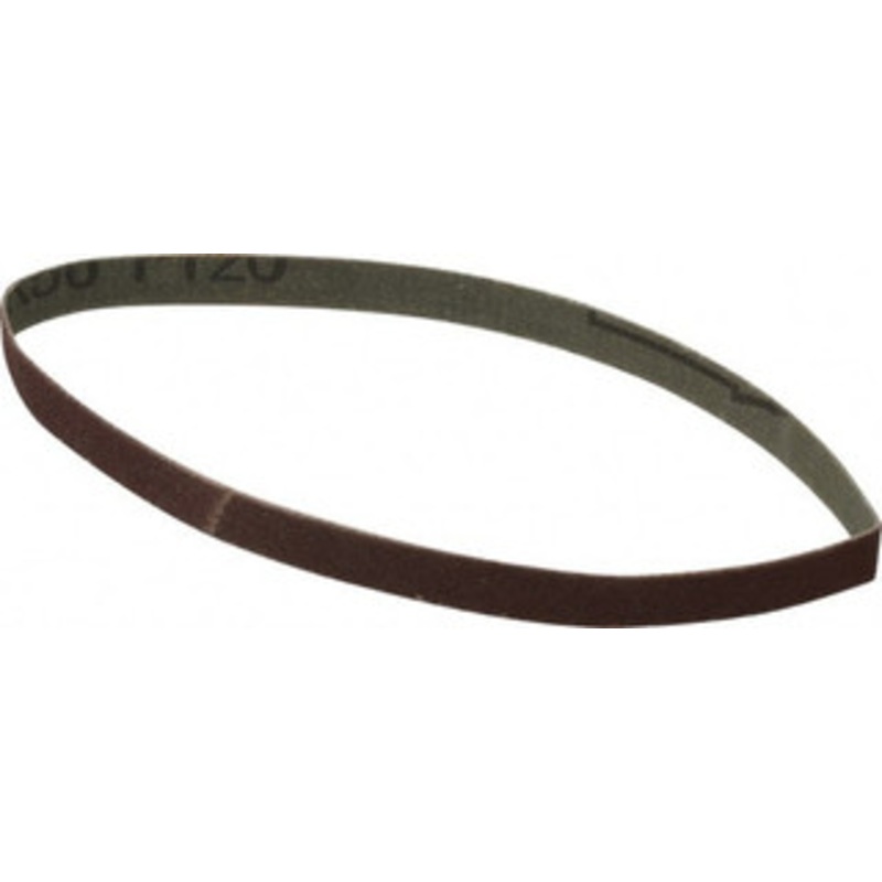 Tru-Maxx 3/8 Wide x 13 OAL, 120 Grit, Aluminum Oxide Abrasive Belt Aluminum Oxide, Fine, Coated 7035 – 85559730