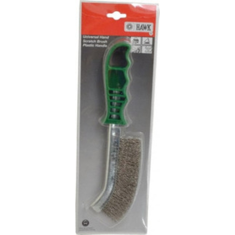 Value Collection 1 Trim Length Stainless Steel Scratch Stainless Steel Brush 5-1/2 Brush Length, 10 OAL, 1 Trim Length, Plastic Ergonomic Handle 17430.001 – 64955578