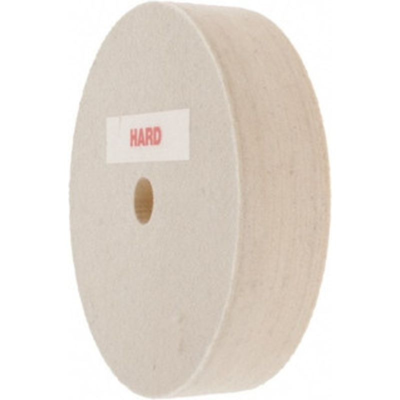 Value Collection 4 Diam x 1 Thick Unmounted Buffing Wheel 1 Ply, Polishing Wheel, 1/2 Arbor Hole, Hard Density 516012 – 91070540