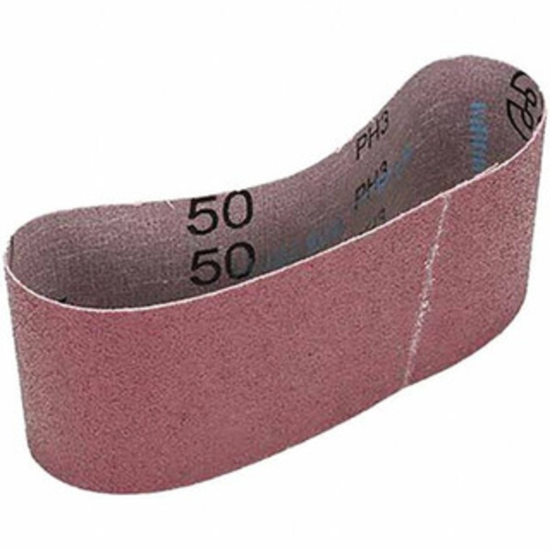 3M 3 Wide x 18 OAL, 50 Grit, Aluminum Oxide Abrasive Belt Aluminum Oxide, Coarse, Coated, X Weighted Cloth Backing, Series 340D 7010294780 – 73219362