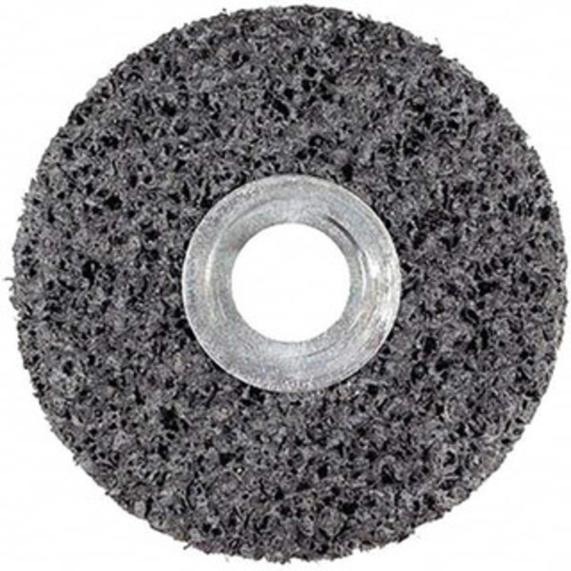 3M 4 Diam, 1 Face Width, 1/2 Center Hole, Very Coarse Grade, Silicon Carbide Deburring Wheel Unitized, Hard Density 7 Grade, 10,000 RPM 7100045947 – 01482165