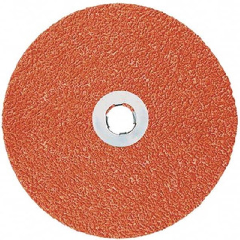 3M 7 Diam, 5/8-11 Hole, 80 Grit Ceramic Fiber Disc Medium, 8,600 Max RPM, Series 987C 7010362308 – 71369276