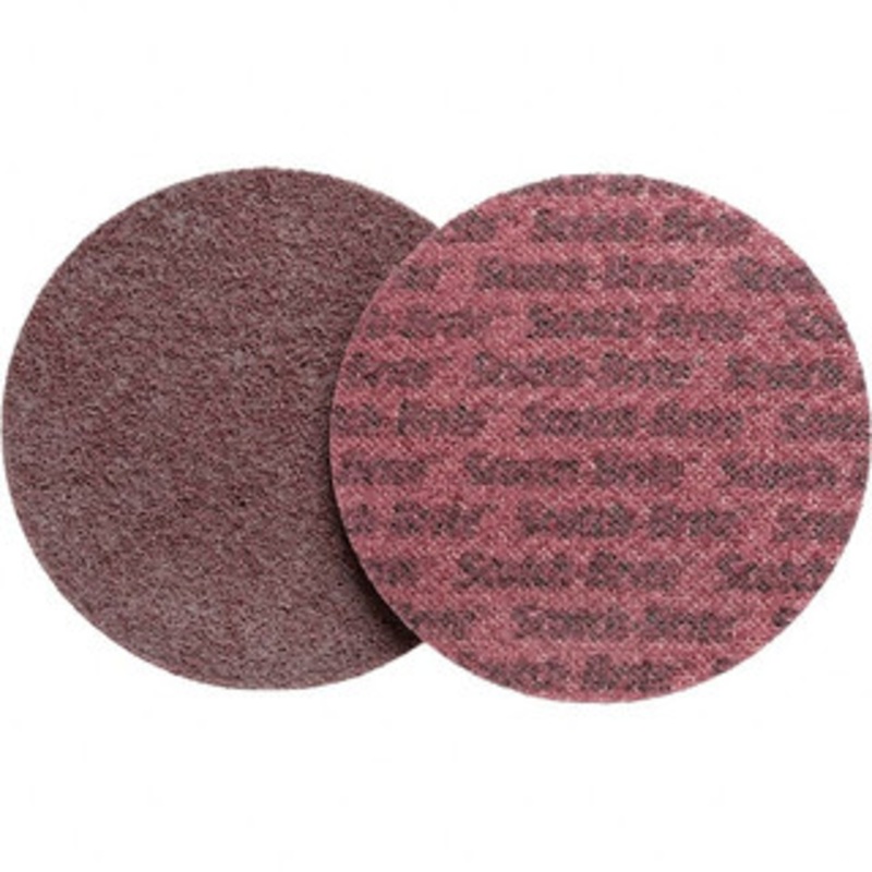 3M 7 Diam, Aluminum Oxide Hook & Loop Disc Medium Grade, Nonwoven, 7100075579 – 54872213