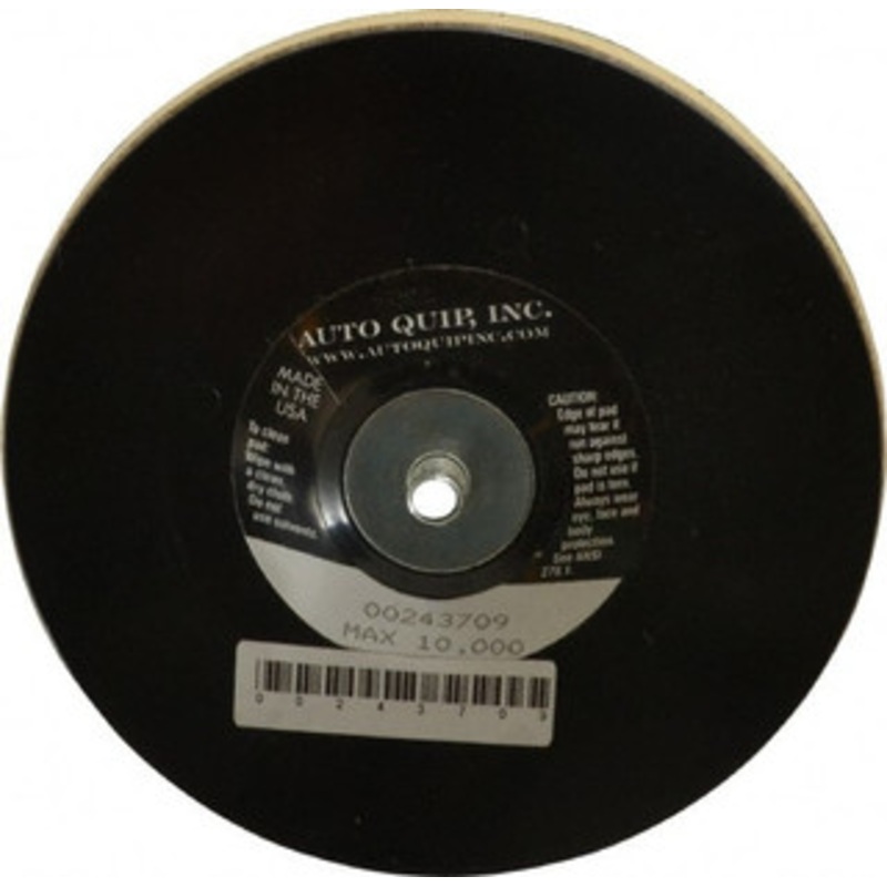 Auto Quip, Inc. 5 Diam Hook & Loop Disc Backing Pad Medium Density, 12,000 RPM AQEHU14MV-5 – 00243709