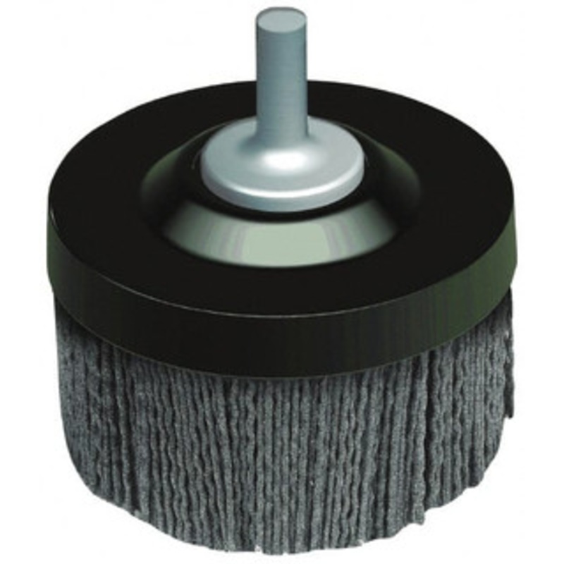 Osborn 1-1/2 120 Grit Silicon Carbide Crimped Disc Brush Fine Grade, Quick Change Connector, 1-3/8 Trim Length, 1/4 Shank Diam 0004725200 – 81228256