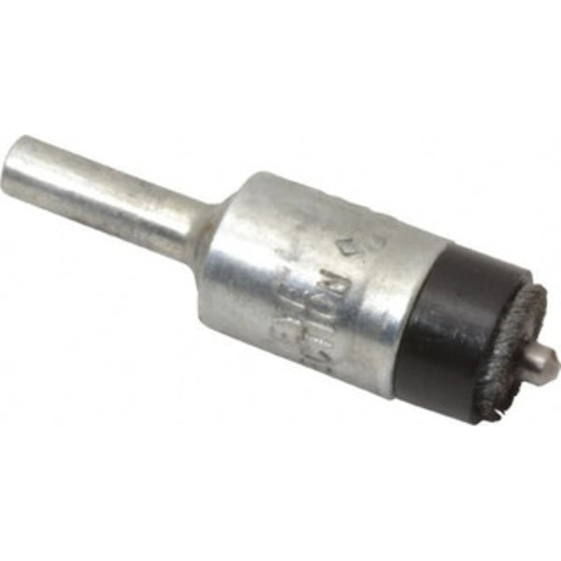 Osborn 1/2 Diam Steel End Brush with Pilot 3/8 Trim Length, 1/4 Shank Diam, 5/32 Pilot Diam, 25,000 Max RPM 0003075000 – 00126714