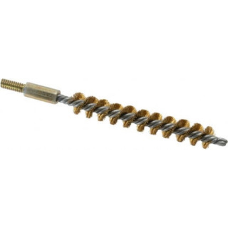 Value Collection 1/2 Diam Helical Brass Tube Brush 0.005 Filament Diam, 3-1/2 Brush Length, 5-1/2 OAL, 1/4-20 Male Shank 83100016 – 04613121
