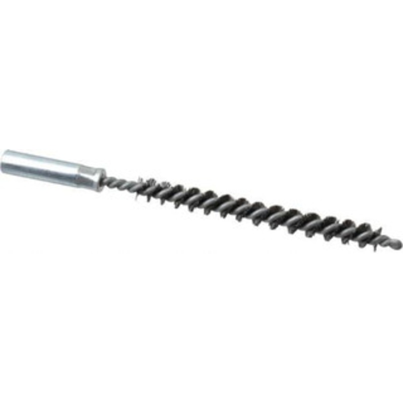 Value Collection 1/4 Diam Helical Steel Tube Brush 0.006 Filament Diam, 2-3/8 Brush Length, 4 OAL, 3/16-24 Female Shank 83100031 – 04612867