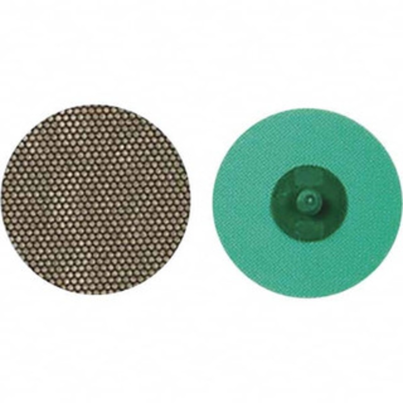 3M 3 60 Grit Diamond Quick Change Disc Type R Attachment, Medium Grade, Green, Coated, Polyester Backing, 20,000 RPM, Roloc TR Compatible 7010365075 – 00186783