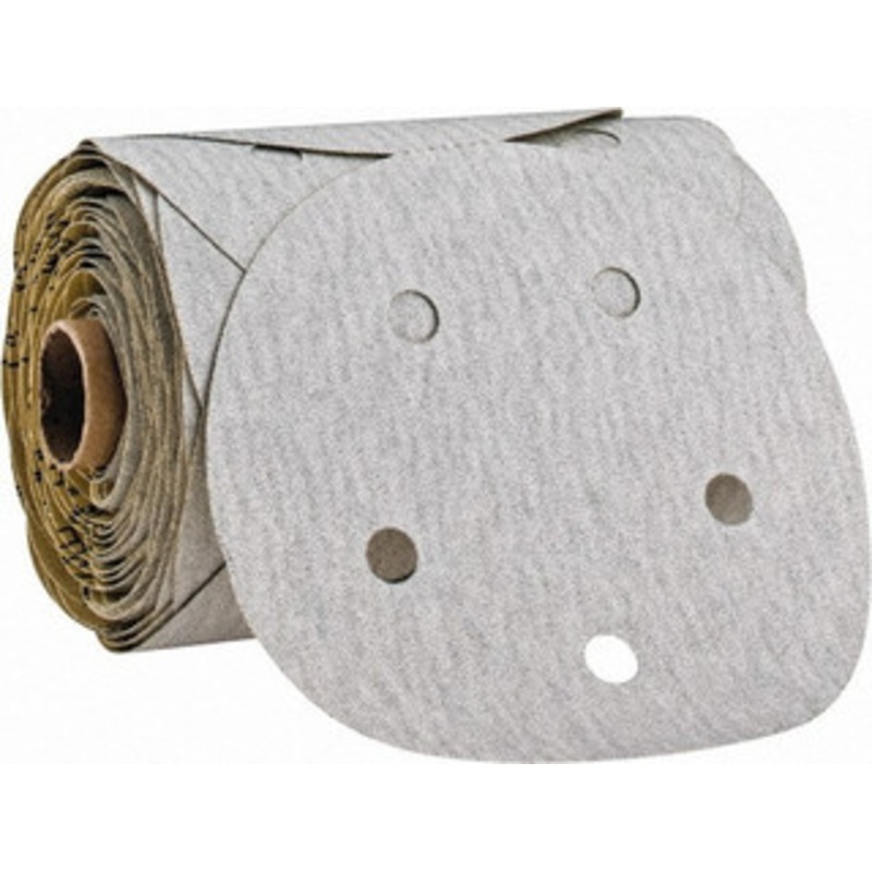 3M 5 Diam, 100 Grit Silicon Carbide Adhesive PSA Disc Very Fine Grade, Gray, A Weighted Backing, Flexible, Use with Random Orbital Sanders 7000119249 – 89470777