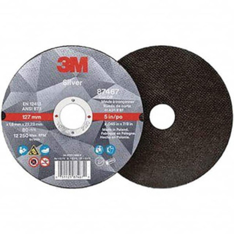 3M 5 x 0.045, 7/8 Hole Ceramic Cutoff Wheel Use with Angle Grinders 7100139236 – 46518825