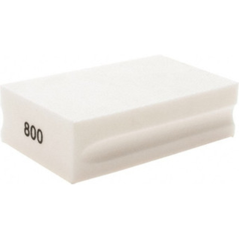 Brite Star 800 Grit, Diamond Hand Pad White, 2-1/4 Wide x 3-3/4 Long, Coated DHP800C2 – 66773961