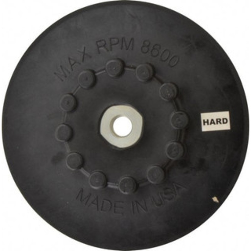 Made in USA 7 Diam Quick-Change Disc Backing Pad Firm Density, 8,600 RPM, Speed-Lok Compatible 750702S – 40798803