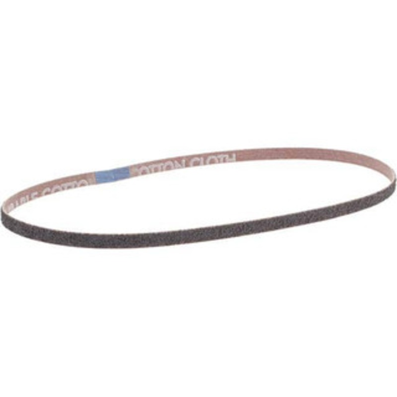 Norton 1/4 Wide x 18 OAL, 40 Grit, Aluminum Oxide Abrasive Belt Aluminum Oxide, Coarse, Coated, Series R228 78072733175 – 82104142