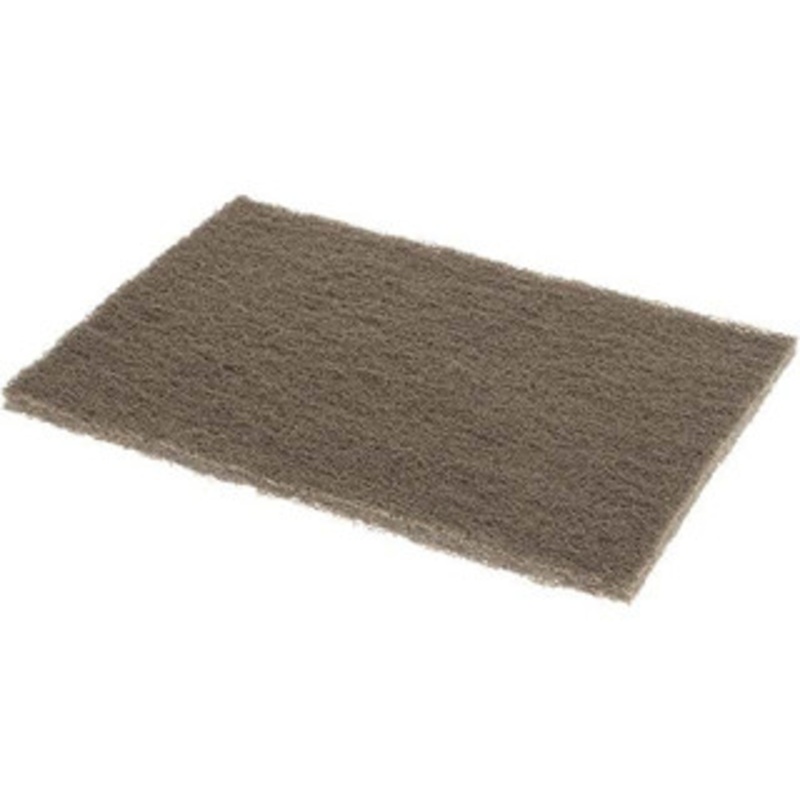 Norton Medium Grade, Aluminum Oxide Hand Pad Tan, 6 Wide x 9 Long, Nonwoven 66261074000 – 05010467