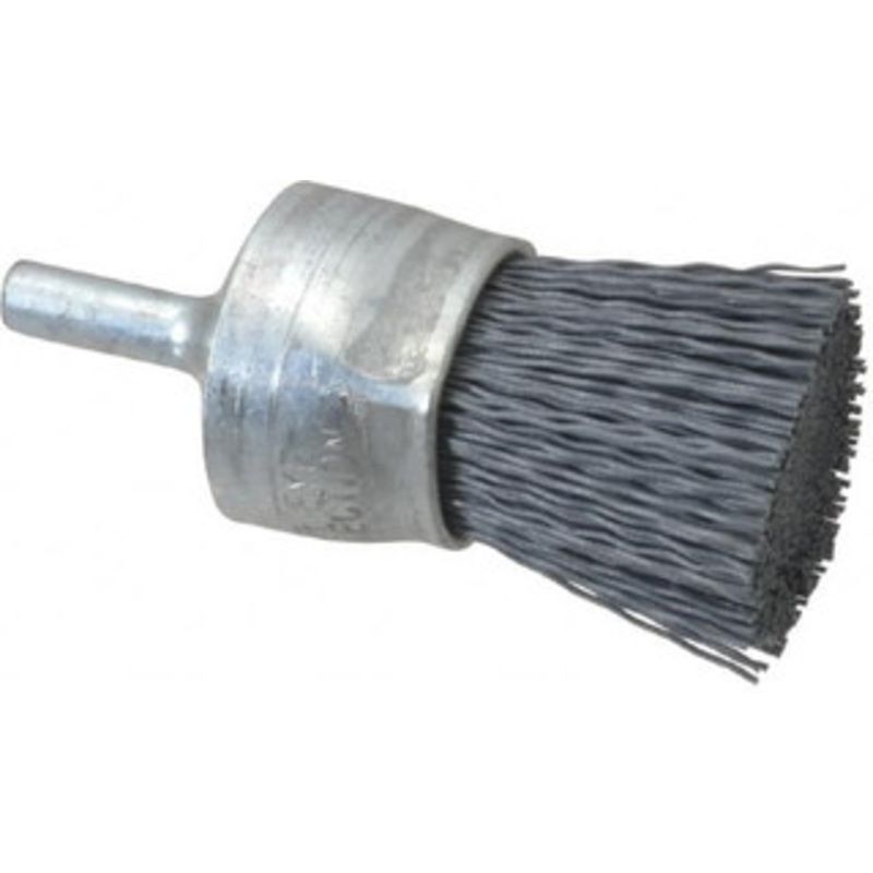 Osborn 1 Diam Nylon End Brush 1 Trim Length, 1/4 Shank Diam, 9,000 Max RPM 0003077200 – 00126938