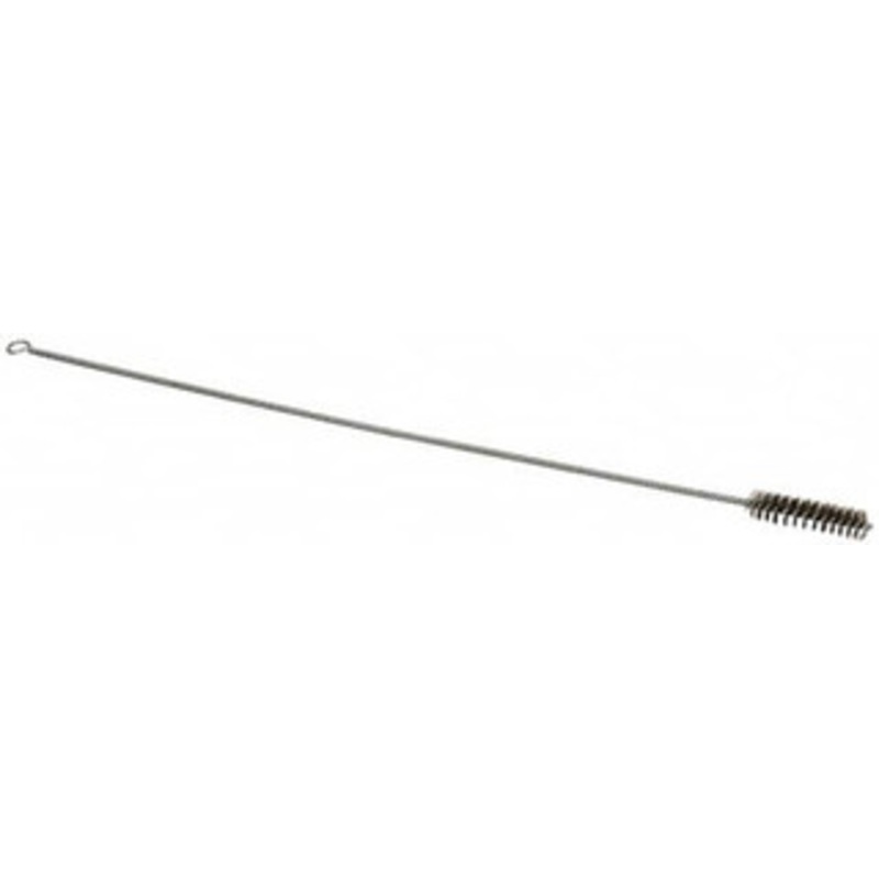 Schaefer Brush 3 Long x 3/4 Diam Stainless Steel Long Handle Wire Tube Brush Single Spiral, 27 OAL, 0.007 Wire Diam, 3/8 Shank Diam 14450 – 86964814