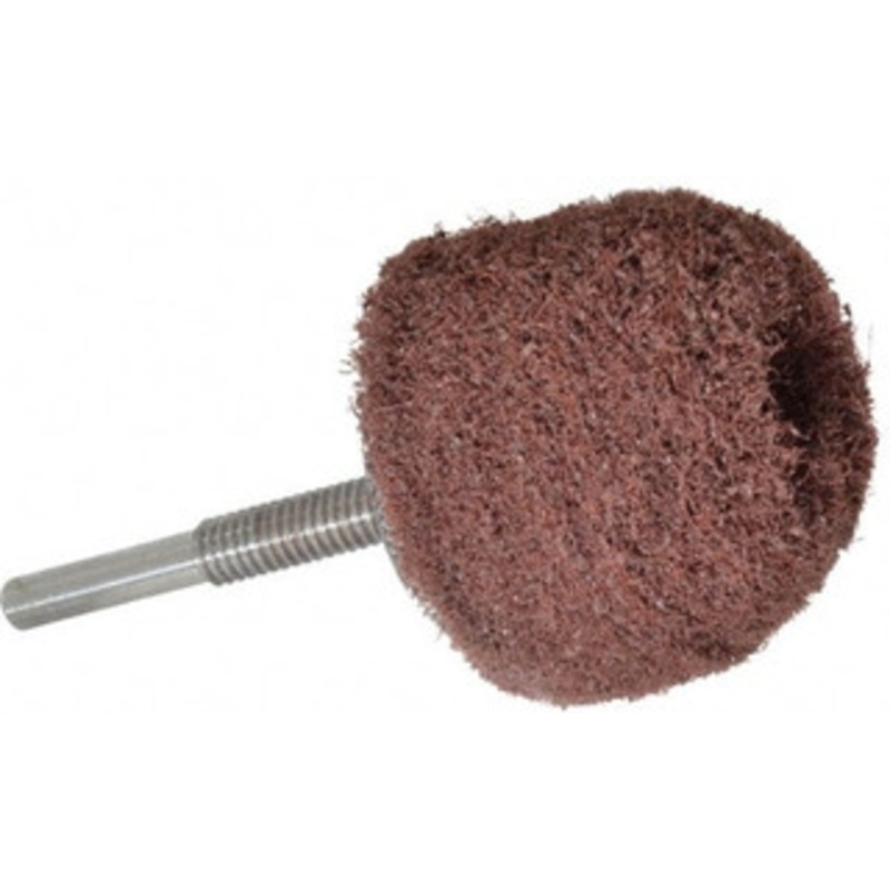 Superior Abrasives 2 Diam x 2 Thick, Mounted Polishing Wheel Medium Grade, 1/4 Shank Diam 30608 – 00094227