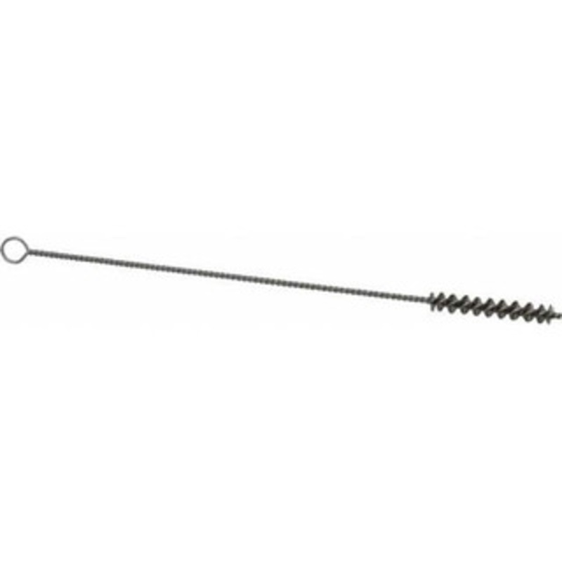 Weiler Abrasives 1-1/2 Long x 1/4 Diam Steel Hand Tube Brush Single Spiral, 7 OAL, 0.003 Wire Diam, 3/32 Shank Diam 21092 – 75850651