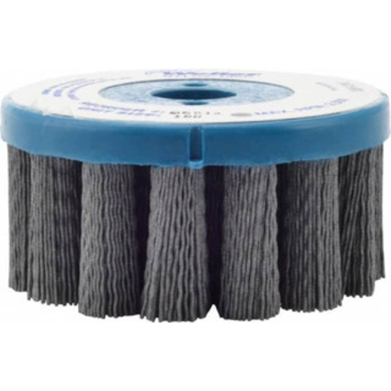 Weiler Abrasives 4 180 Grit Silicon Carbide Crimped Disc Brush Very Fine Grade, Plain Hole Connector, 1-1/2 Trim Length, 7/8 Arbor Hole 85814 – 82073826