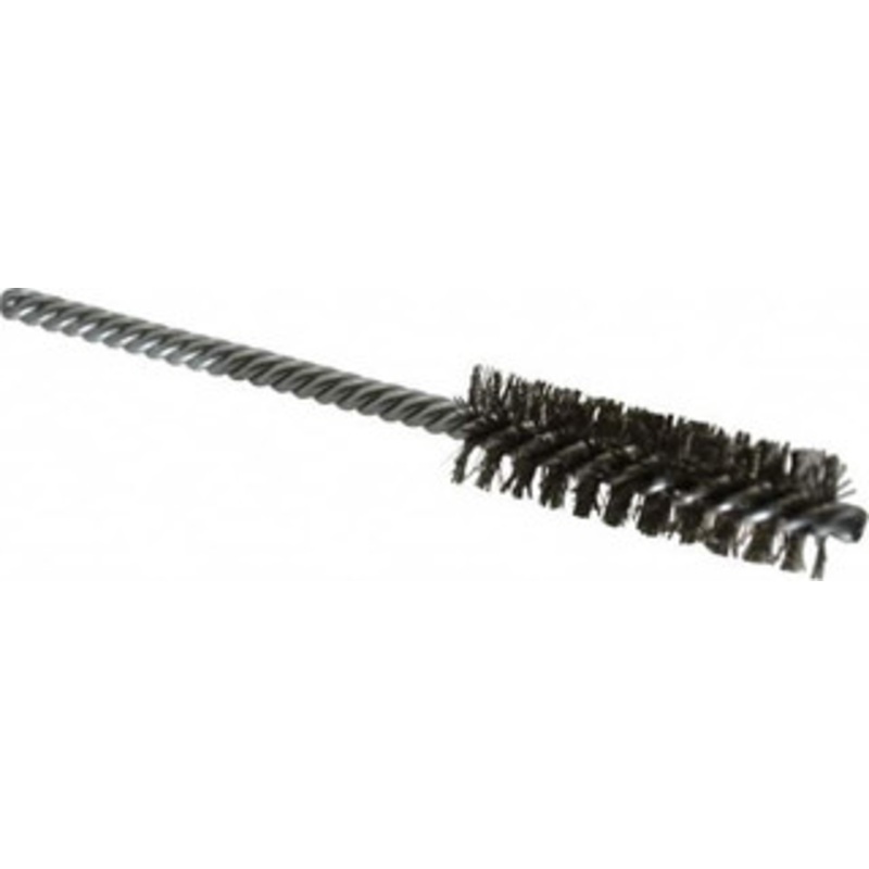 Weiler Abrasives 5/8 Diam Helical Stainless Steel Tube Brush Double Spiral, 0.008 Filament Diam, 2 Brush Length, 5 OAL, 7/32 Diam Shank 98370 – 75850917