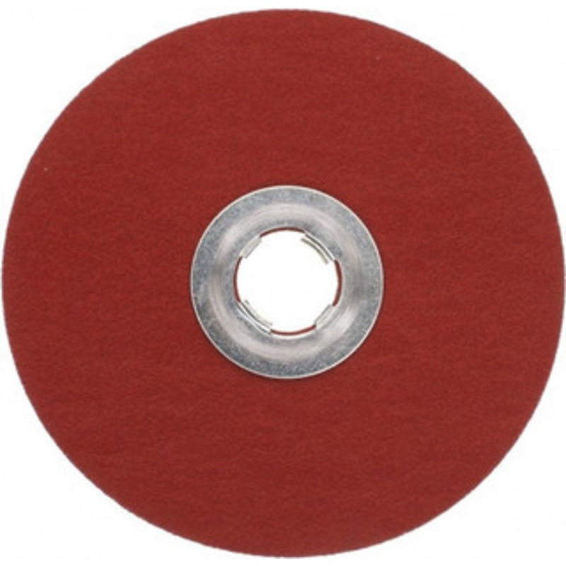 3M 5 Diam, 5/8-11 Hole, 80 Grit Ceramic Fiber Disc Medium, 12,000 Max RPM, Series 987C 7010326434 – 71369268