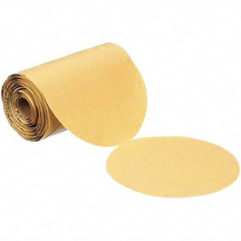3M 6 Diam, 150 Grit Aluminum Oxide Adhesive PSA Disc Very Fine Grade, Gold, A Weighted Backing, Flexible, Use with Random Orbital Sanders 7010294508 – 59304485