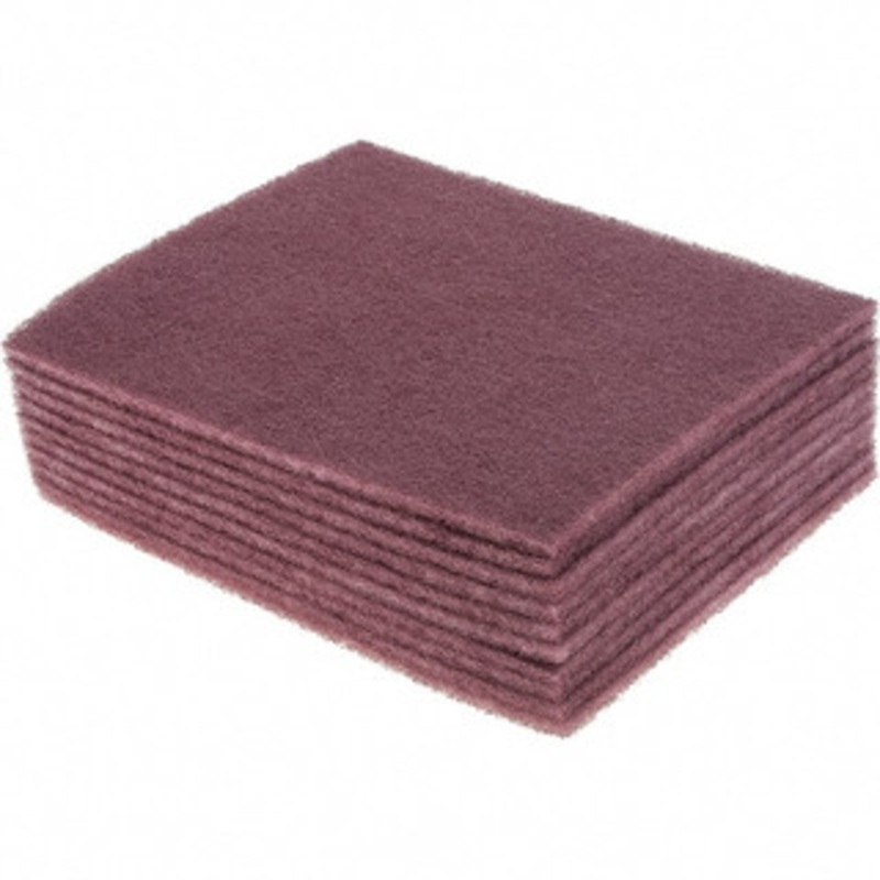 Made in USA Hand Pads 9X11MED MAR00N 10/PK ABRASIVE POLY PAD 73051385 – 66323429