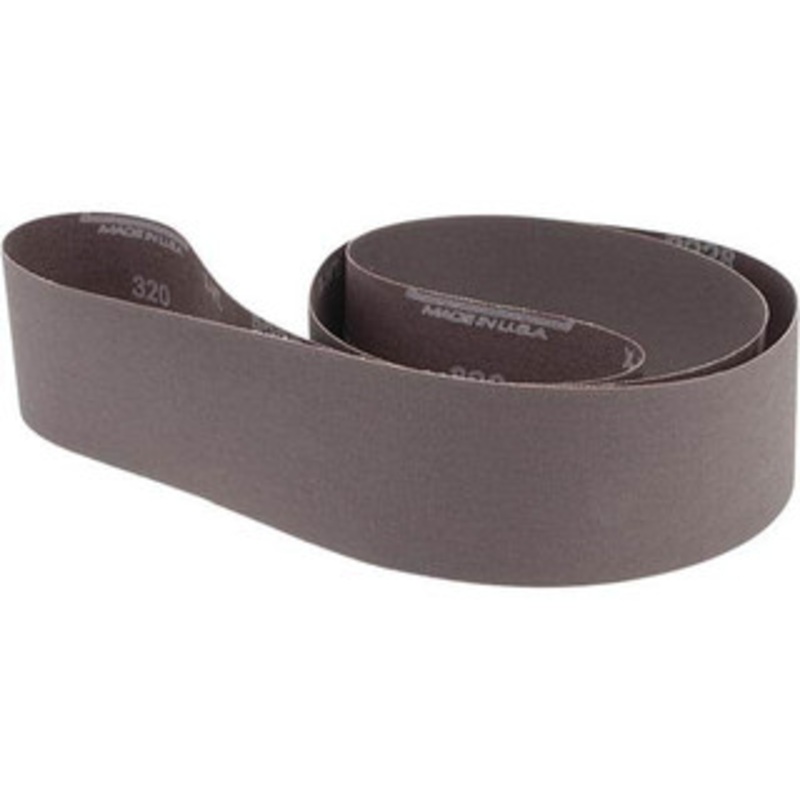 Norton 2-1/2 Wide x 60 OAL, 320 Grit, Aluminum Oxide Abrasive Belt Aluminum Oxide, Extra Fine, Coated, Series R228 78072764448 – 82114554