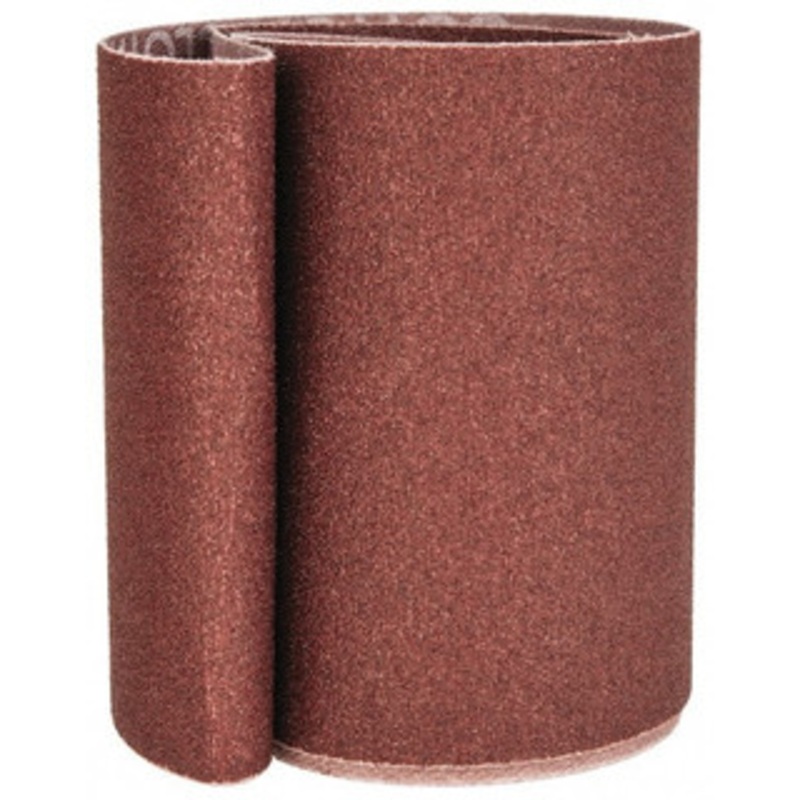 Norton 3 Wide x 21 OAL, 100 Grit, Aluminum Oxide Abrasive Belt Aluminum Oxide, Fine, Coated, X Weighted Cloth Backing, Series R228 78072727923 – 05815105