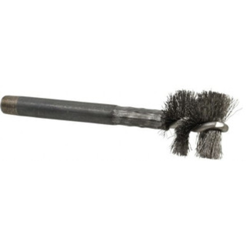 Red Head 1-1/2 Long x 1-1/4 Diam Steel Wire Brush Single Spiral, 3/4 Anchor Size, 4-7/8 OAL, 7/8 Shank Diam WB-034 – 66594177