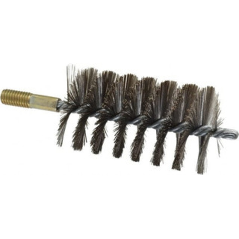 Value Collection 2-1/2 Diam Helical Steel Tube Brush 0.012 Filament Diam, 4-1/4 Brush Length, 7-1/2 OAL, 1/2-12 Male Shank 83100018 – 04612982