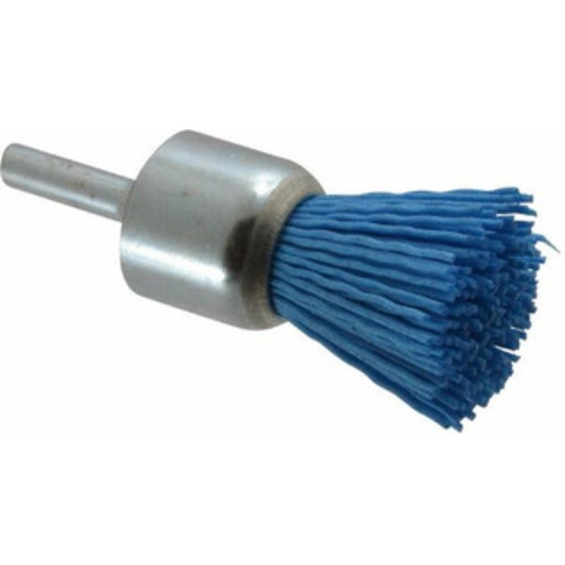 Value Collection 7/8 Diam Nylon End Brush 1/4 Shank Diam, 18,000 Max RPM 3402206555-1 – 82410440